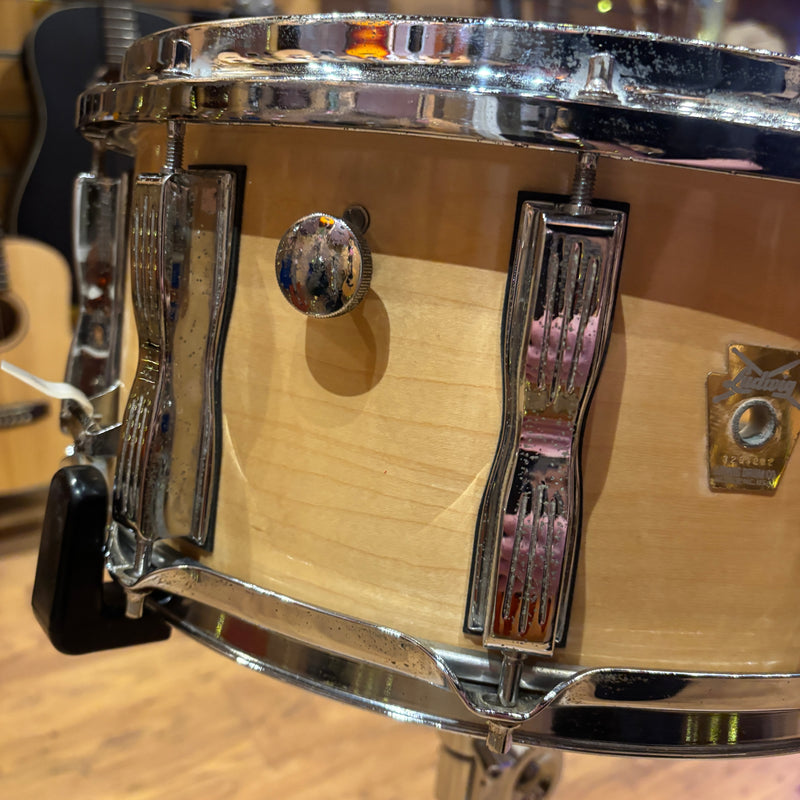 Pre-Loved Ludwig 14" x 6.5" Classic Maple Shell Snare Drum  (1980s)