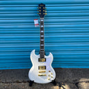 Gould Steelport Electric Guitar - White