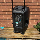 Pre Loved QTX PAL 12 Busker Amp with 2 Wireless Mics