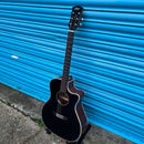 Cort Essence GA4 Special Black Top Semi Gloss Electro Acoustic Guitar