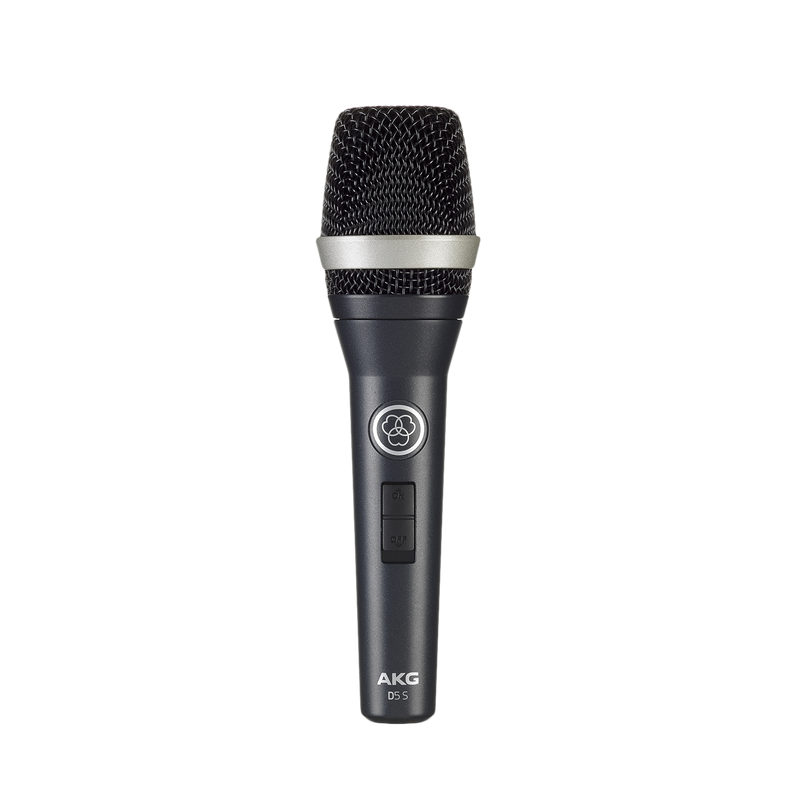 AKG D5S Professional dynamic vocal microphone with on/off switch