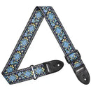 Amumu Vegan Guitar Strap - Vintage Blue Tapestry
