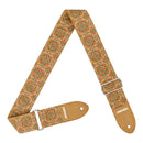 AMUMU Vegan Guitar Straps - Rustic Tan Paisley