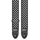 Amumu Guitar Strap - Black and White Check