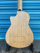 ORTEGA Bamboo Series Short Scale Uke Bass 4 String - Solid Bamboo + Bag