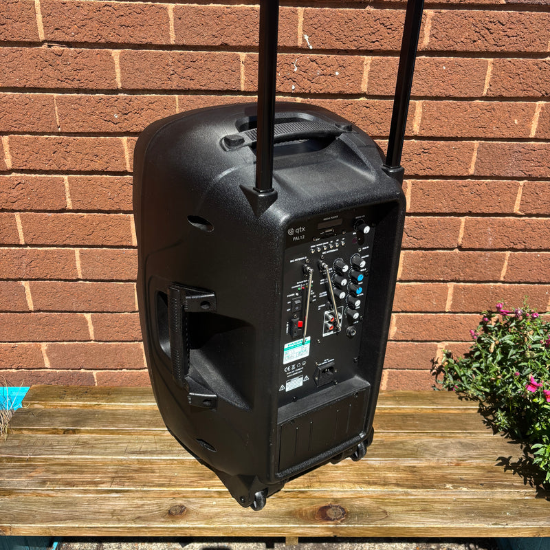 Pre Loved QTX PAL 12 Busker Amp with 2 Wireless Mics