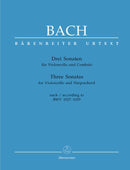Bach Three Sonatas for Violincello and Harpsichord