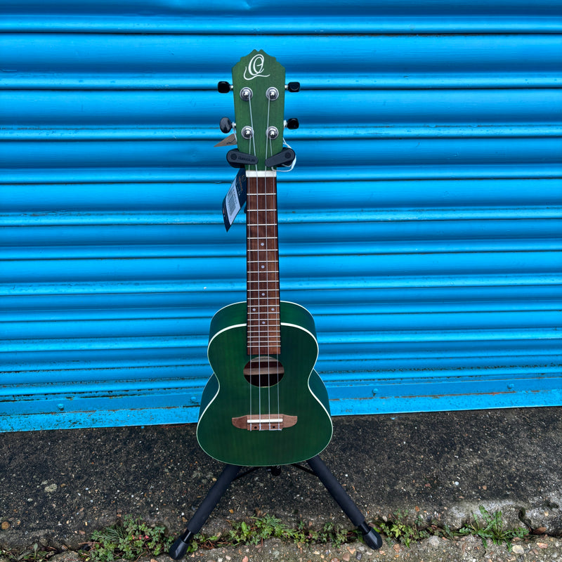 Ortega Earth Series Concert Ukulele Forest Green RUFOREST