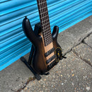 Cort C5 Plus 5 String Bass Guitar OVMH - Antique Brown Burst