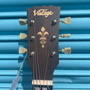 Vintage Historic Series 'Parlour' Acoustic Guitar  Vintage Sunburst