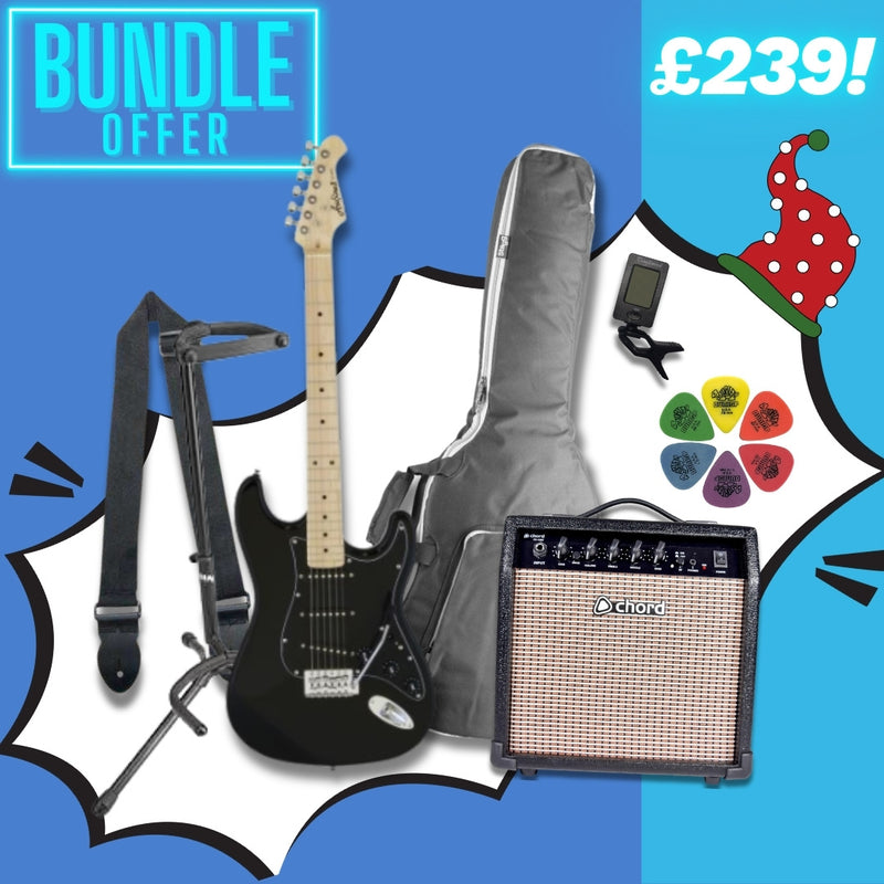 Aria STG-003 Beginner Electric Guitar Package