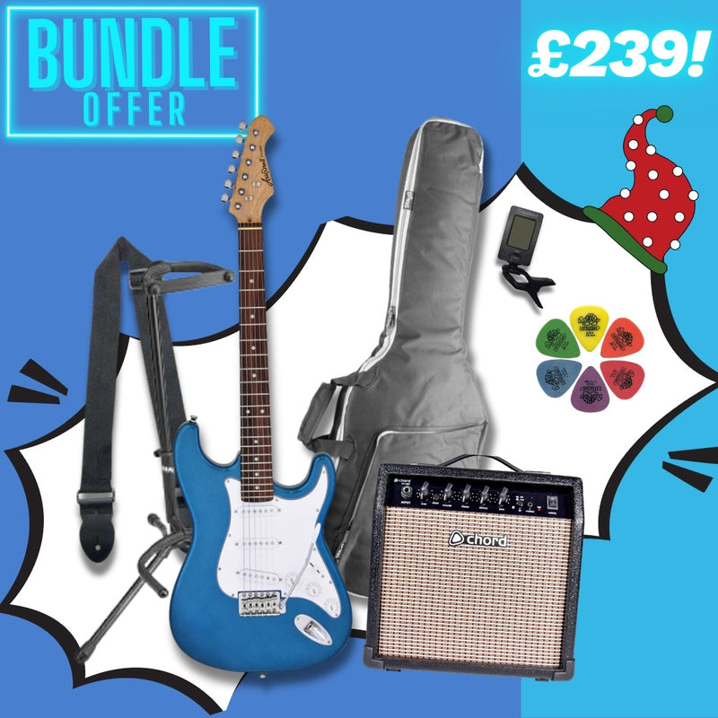Aria STG-003 Beginner Electric Guitar Package