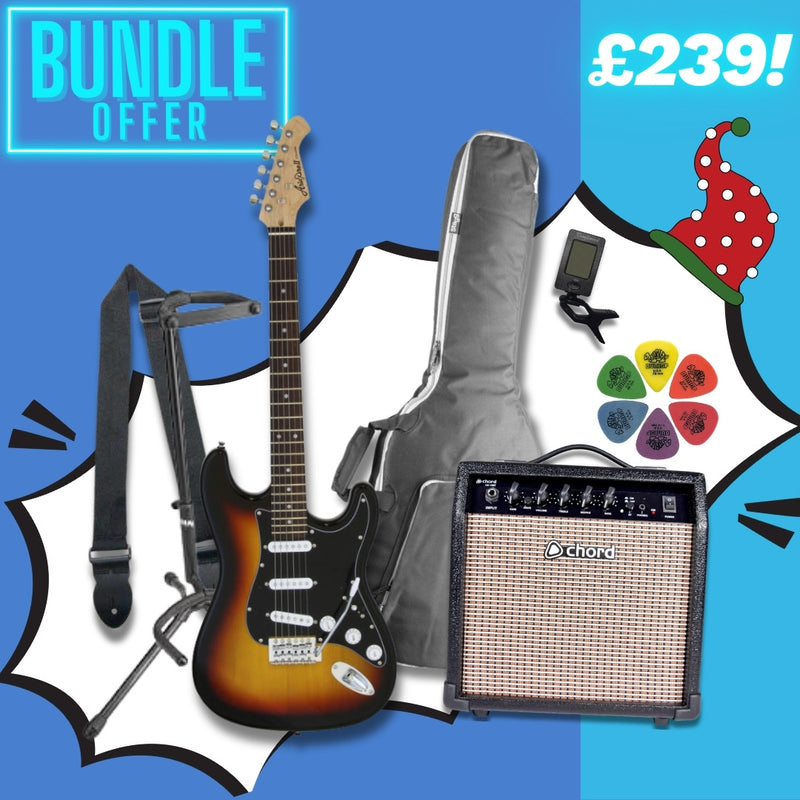 Aria STG-003 Beginner Electric Guitar Package