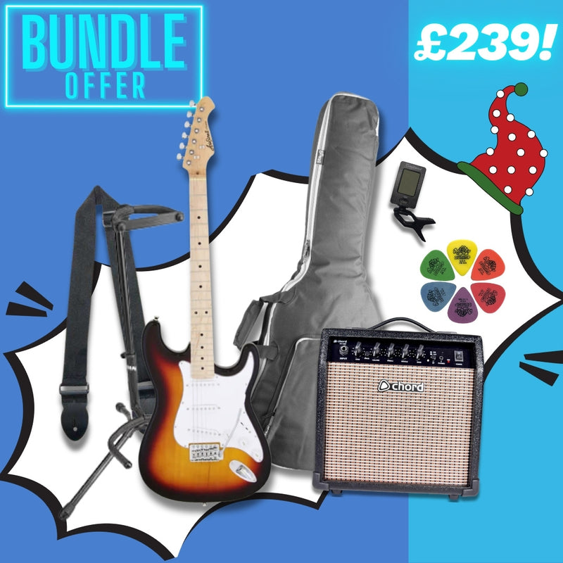 Aria STG-003 Beginner Electric Guitar Package