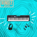 Casio - CTS300 Keyboard Bundle With Stand, Headphones and Power Supply