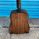 Cort Standard AD Mini Travel Acoustic Guitar in Open Pore Lavender with Gig Bag