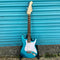 Aria STG Mini Strat Electric Guitar Metallic Blue