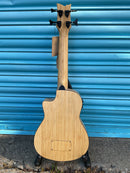 ORTEGA Bamboo Series Short Scale Uke Bass 4 String - Solid Bamboo + Bag