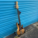 Aria 313 MK2 5 String Detroit Bass - Natural Finish