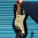 (Pre-Loved) Squier Stratocaster Electric Guitar in Black MIK (Made In Korea)