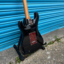 Crafter Crema HSS Electric Guitar - Cosmic Black with Maple Fingerboard