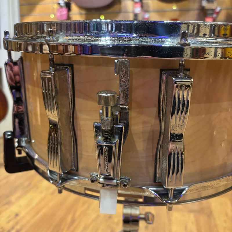 Pre-Loved Ludwig 14" x 6.5" Classic Maple Shell Snare Drum  (1980s)