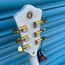 Gould Steelport Electric Guitar - White