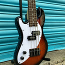 Kala UBass Solid Body Ukuele Electric Bass - Sunburst (Left-Handed) Inc. Padded Gig Bag
