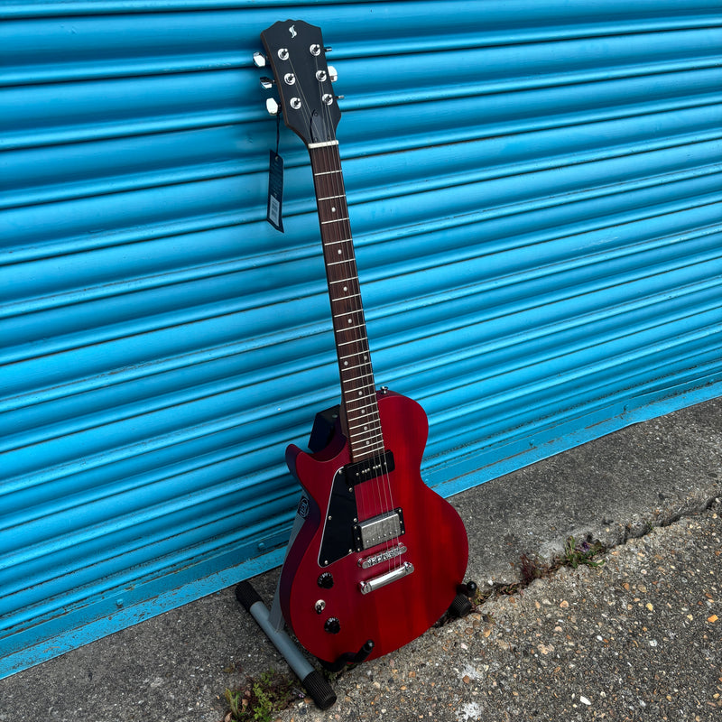 Stagg SEL-HB90 Cherry Left Hand Electric Guitar