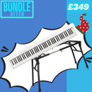 Casio CDP-S110 Digital Piano Bundle with Stagg MXS-A1 Table Stand
