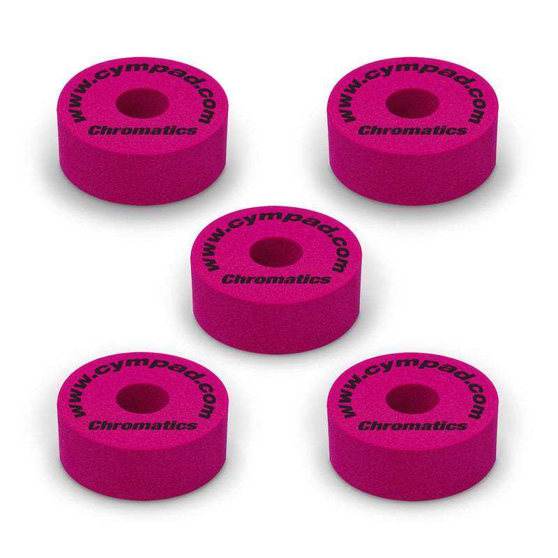 Cympad Chromatics Crimson 40/15mm Cymbal Pad – Set of 5