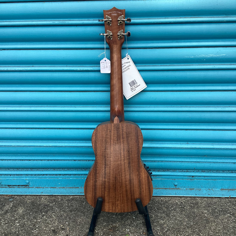 Tanglewood TWT8E Tiare Concert Koa Electro Ukulele with Gig Bag