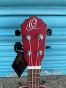 ORTEGA Earth Series Concert Ukulele 4 String - Raspberry Red