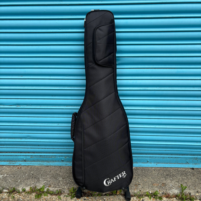 Crafter Crema HSS Electric Guitar - Cosmic Black with Maple Fingerboard