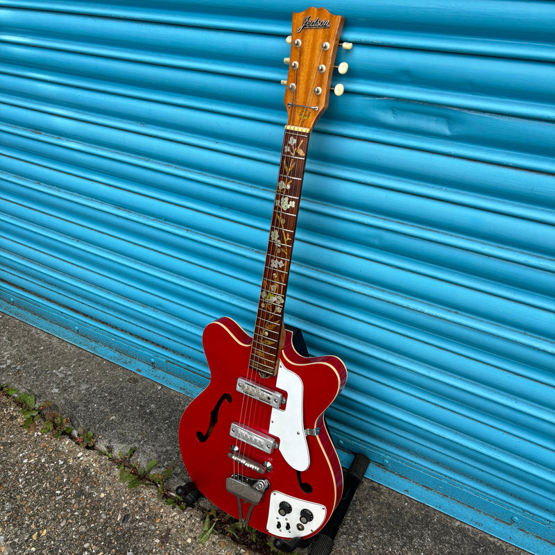 (Pre-Owned) Jedson Semi-Hollow Electric Guitar