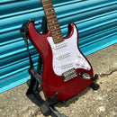 (Pre-Loved) Aria STG Mini - 3/4 Electric Guitar in Candy Apple Red With Strap
