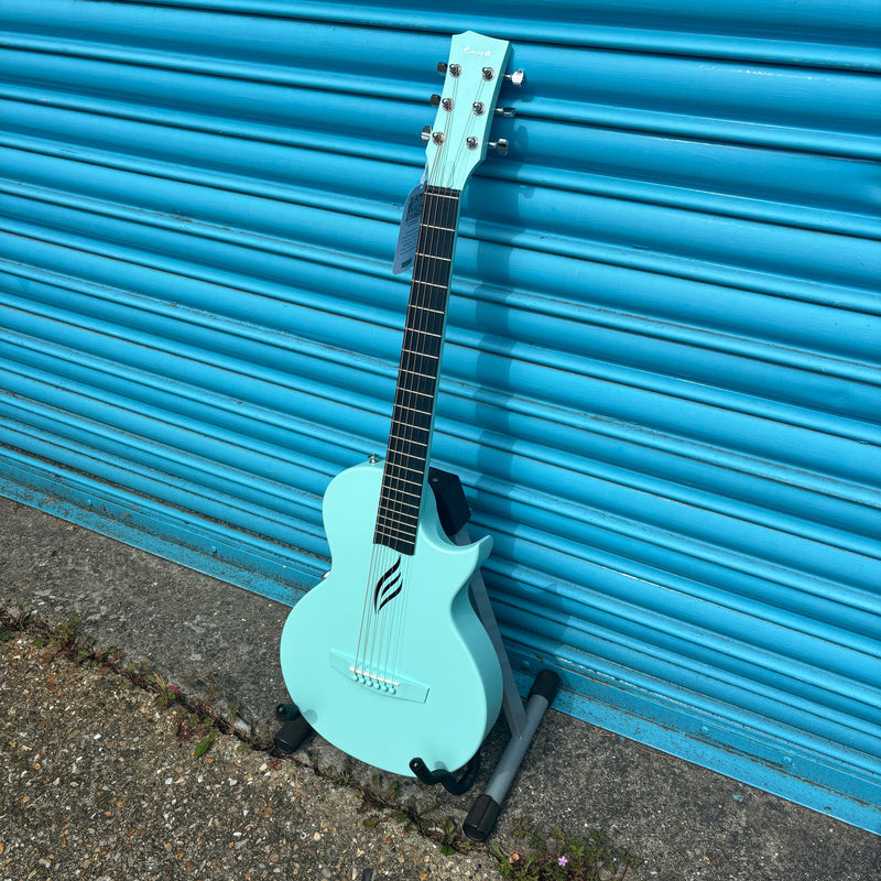 Enya Nova Go SP1 Thinline Electro Acoustic Guitar - Blue Inc. Soft Padded Case