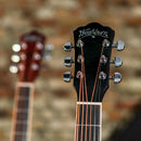 Washburn DFBACEB Burl ACE Deep Forest Cutaway Electro Acoustic Guitar - Black
