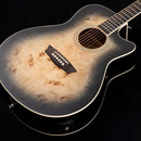 Washburn DFBACEB Burl ACE Deep Forest Cutaway Electro Acoustic Guitar - Black