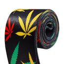 Amumu Guitar Strap - Hemp Leaf with 3 Pics