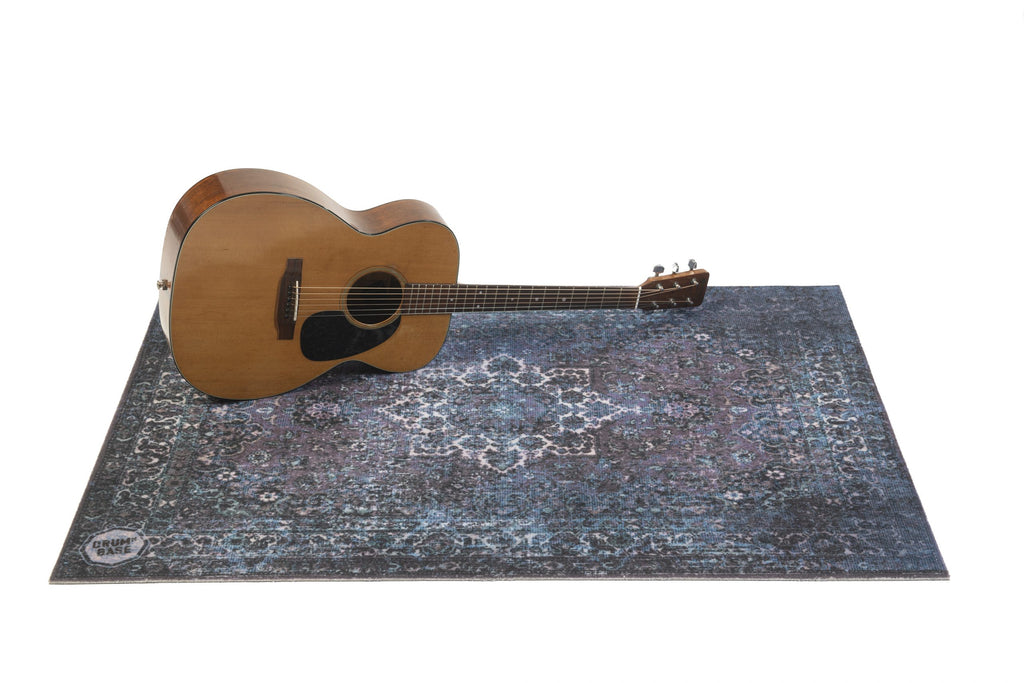 DRUMnBASE Vintage Persian Stage Rug – Blue – 130 x 90cm – Sutton Music ...