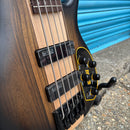 Cort C5 Plus 5 String Bass Guitar OVMH - Antique Brown Burst