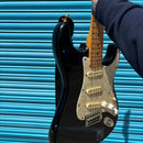 (Pre-Loved) Squier Stratocaster Electric Guitar in Black MIK (Made In Korea)