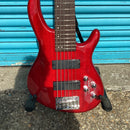 Cort Action VI Plus 6 String Electric Bass in Trans Red