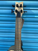 ORTEGA Bamboo Series Short Scale Uke Bass 4 String - Solid Bamboo + Bag