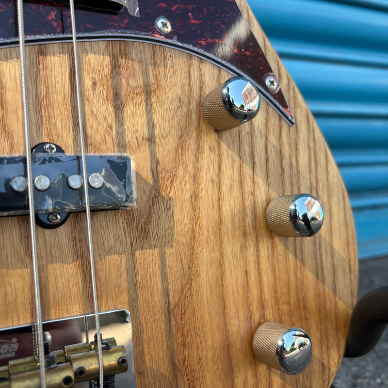 Aria 313 MK2 5 String Detroit Bass - Natural Finish