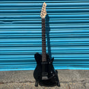 Aria Jet Baritone Electric Guitar Black