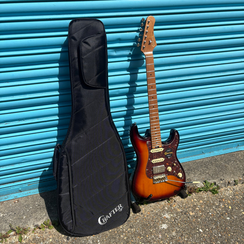 Crafter Crema HHS Electric Guitar - Tobacco Sunburst