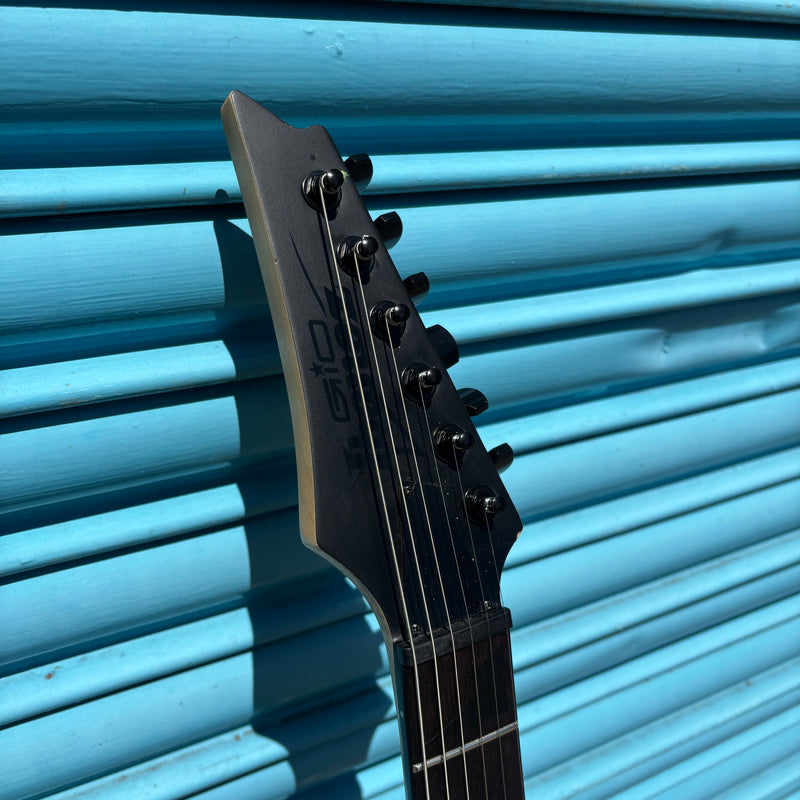 Pre-Loved Ibanez Gio Stealth Black Flat Electric Guitar
