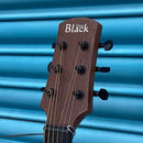 Adam Black O-2 Travel Guitar with Armrest Bevel - Vintage Satin Burst, Inc. Gig Bag